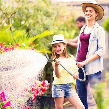 Rosy Earth Garden Hose 100 FT, Heavy Duty 304 Stainless Steel Flexible Water Hose, No-Kink, No Bite, Expandable Water Hose for Yard, RV, Car