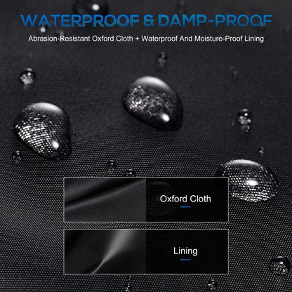 LZFAN Golf Bag Rain Cover, Golf Club Protector, Waterproof Rain and Dust Covers, Easy Access Golf Bag Rain Hood/Cover, Anti UV,Anti-Static,All Weather Protection, Garage Storage (Upgrade-Zipper)