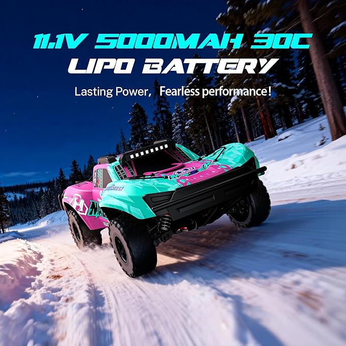 Hosim 1/10 RC Truck 4WD Brushless Buggy Cars MAZEK RTR 62+ MPH Hobby Grade High Speed Remote Control Car for Adults &amp Teens Off-Road Bashing Rock Crawling Racing Waterproof Electric Monster Tru