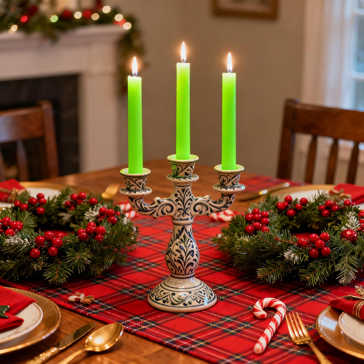 12-Pack Apple Green Taper Candles, 10 Inch Unscented Dripless Candlesticks, Long-Lasting Burn Time of 7-8 Hours, Perfect for Home Décor, Spring and St. Patrick's Day
