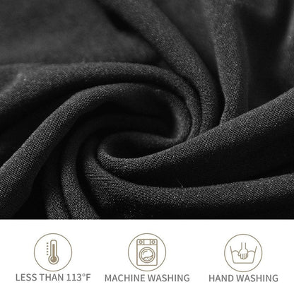 20 Pack Black Spandex Folding Chair Covers in Stretch Washable Fabric for Wedding, Party,Holidays,Celebration and Other Special Events