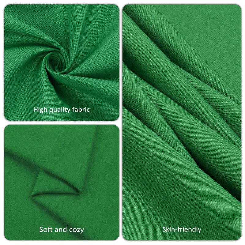 pepmily 8 Pack Green Round Tablecloth 90 Inch Round Table Cloth, Wrinkle Resistant and Washable Tablecloth Polyester Fabric Table Cloth Round Cover for Dining Wedding Banquet Party