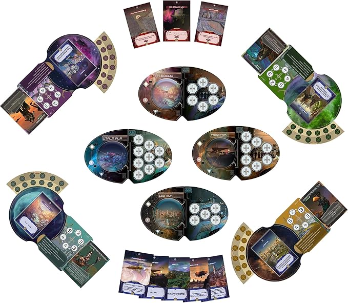 Galactic Renaissance Board Game - Immersive Sci-Fi Strategy Explore and Conquer Planets Ages 14+ 2-4 Players 90 Min Political Intrigue Space Adventure