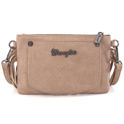 Wrangler Clutch Wristlet Fringe Purse Western Crossbody Bags for Women WG63-181KH