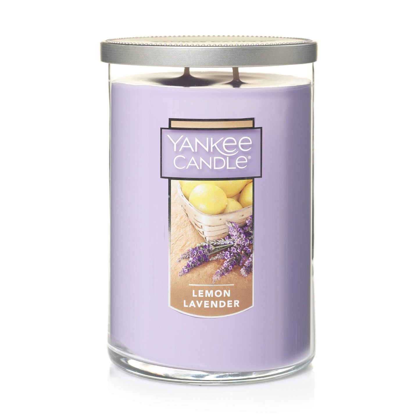 Yankee Candle Lemon Lavender Scented Classic 22oz Large Tumbler 2-Wick Candle Over 75 Hours of Burn Time Ideal for Home Decor or Gifts
