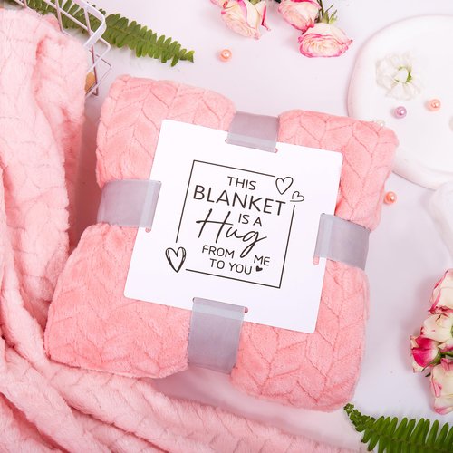 HSOEIXL Birthday Gifts for Women, Unique Spa Birthday Gift Basket with Blanket for Women - Happy Birthday Gifts for Her, Mom, Sister, Teacher, Girlfriend, Coworker, Wife, Bestie, BFF