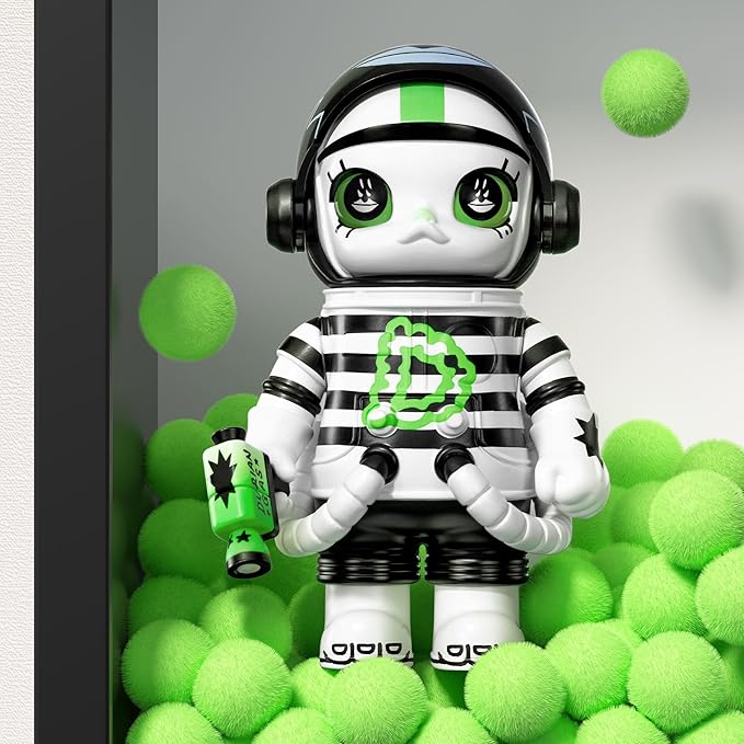 POP MART MEGA Space Molly 100% Series4 Blind Box Figures Random Design Action Figures Collectible Toys Home Decorations Holiday Birthday Gifts for Girls and Boys Single Box