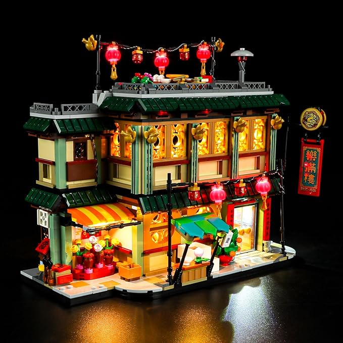 BRIKSMAX Led Lighting Kit for Lego-80113 Family Reunion Celebration - Compatible with Lego Spring Festival Building Set- Not Include Lego Set