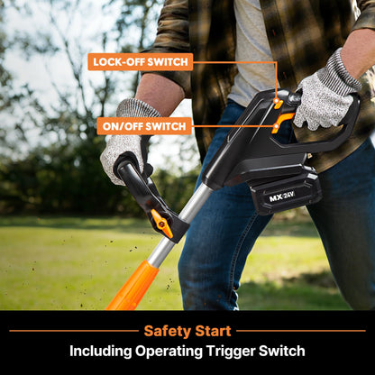LawnMaster 24V MAX 9” Cordless Tiller – CLTE2409