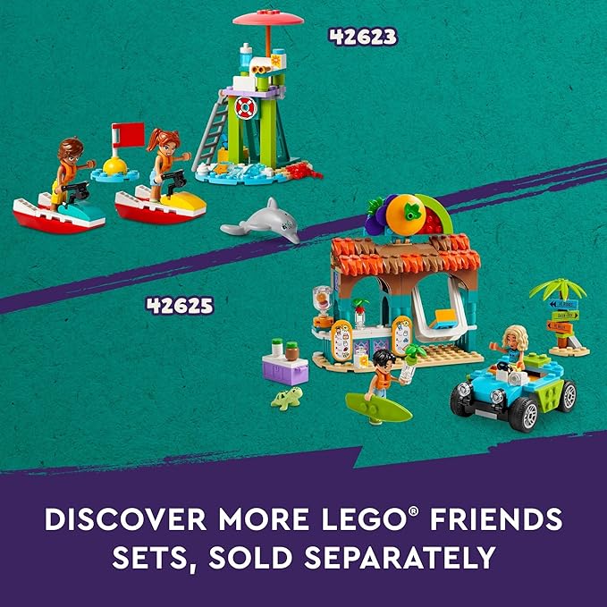 LEGO Friends Heartlake City Water Park Building Toy - Pretend Play Toy Figures &amp Playsets for Girls &amp Boys Ages 8+ Years - Gift for Kids W/Mini-Dolls - 42630