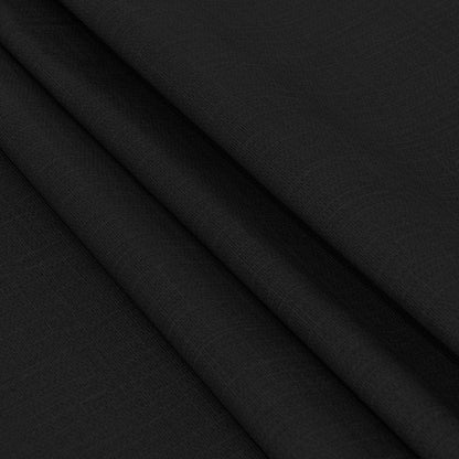 sancua 100% Waterproof Rectangle PVC Tablecloth - 54 x 140 Inch - Oil Proof Spill Proof Vinyl Table Cloth, Wipe Clean Table Cover for Dining Tables, Buffet Parties and Camping, Black