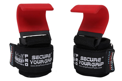 Weight Lifting Hooks Heavy Duty Lifting Wrist Straps Pull Ups Deadlift Straps Power Lifting Grips Padded Workout Straps for Weightlifting Gym Gloves for Men & Women Premium Workout Equipment