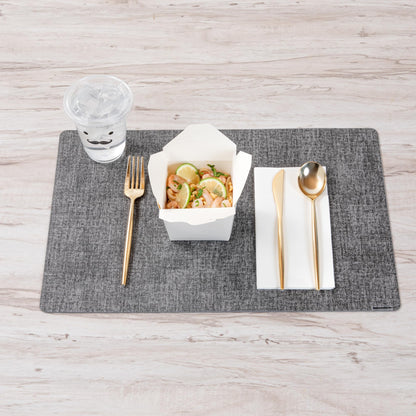 Restaurantware-Moderna 7.5 Inch Fancy Disposable Flatware, 60 Durable Plastic Flatware - With Reinforced Handle, Heavy-duty, Gold Plastic Sustainable Cutlery Or Restaurants