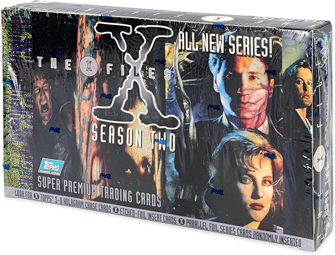 Topps X-Files Season Two Super Premium Trading Cards Sealed Box of 36 Packs