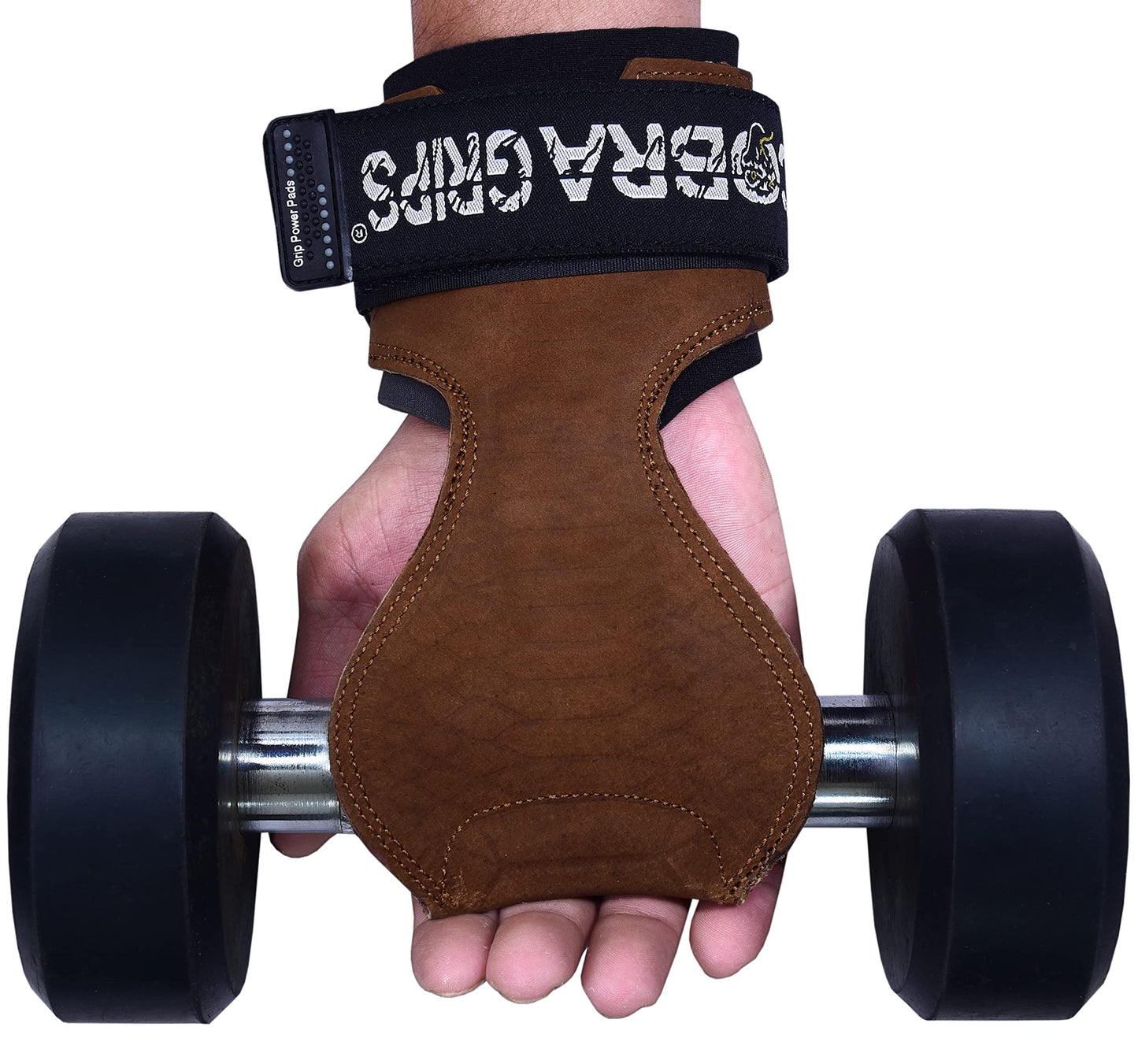 Cobra Grips PRO Weight Lifting Gloves Heavy Duty Straps Alternative Power Lifting Hooks for Deadlifts Adjustable Neoprene Padded Wrist Support Bodybuilding