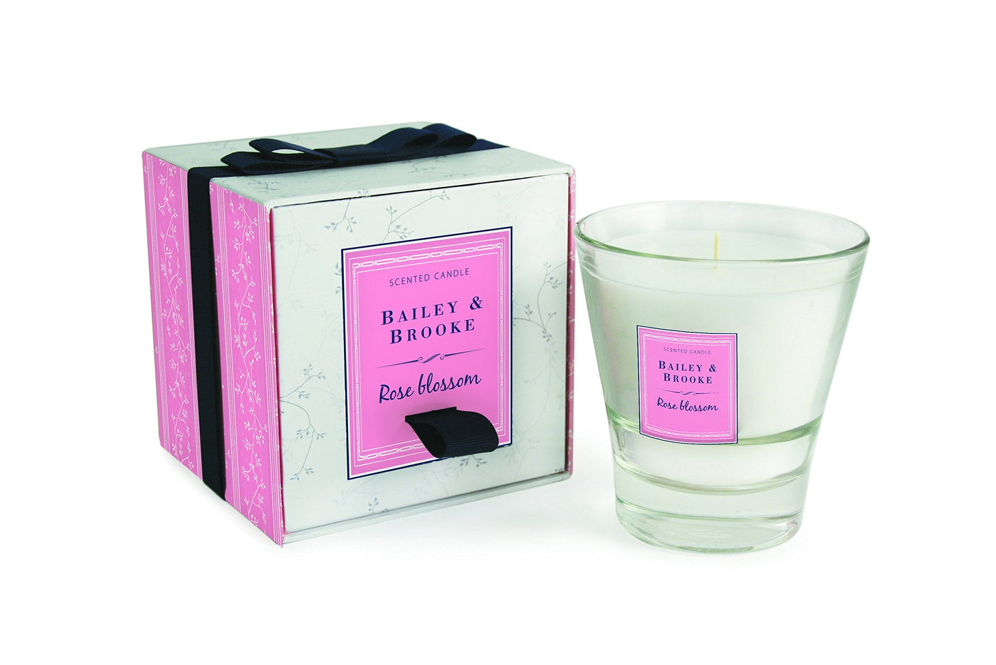 Bailey & Brooke Rose Blossom Filled Tumbler Glass Candle