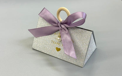 ZJSXINDI 15 Pcs Favor Boxes Gift Wrap Boxes Silver Flash Gift Box 5"x 3" For Party Favor, Weddings, Bridal Showers, Bridesmaids... Gift Wrap Boxes Bulk for Crafting (Purple)