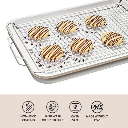 OXO Good Grips Non-Stick Pro Ceramic Coated Cooling and Baking Rack, Cooling Rack