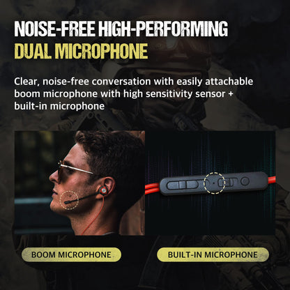SOUND PANDA SPE-G9 Plus+ Gaming Earbuds Triple Driver 3.5mm with Dual Microphone | Wired Earbuds with 1.5m Cable | for PC, Mobile, Xbox, PS5, PS4, Switch | in-Ear Gaming Headset (Black)