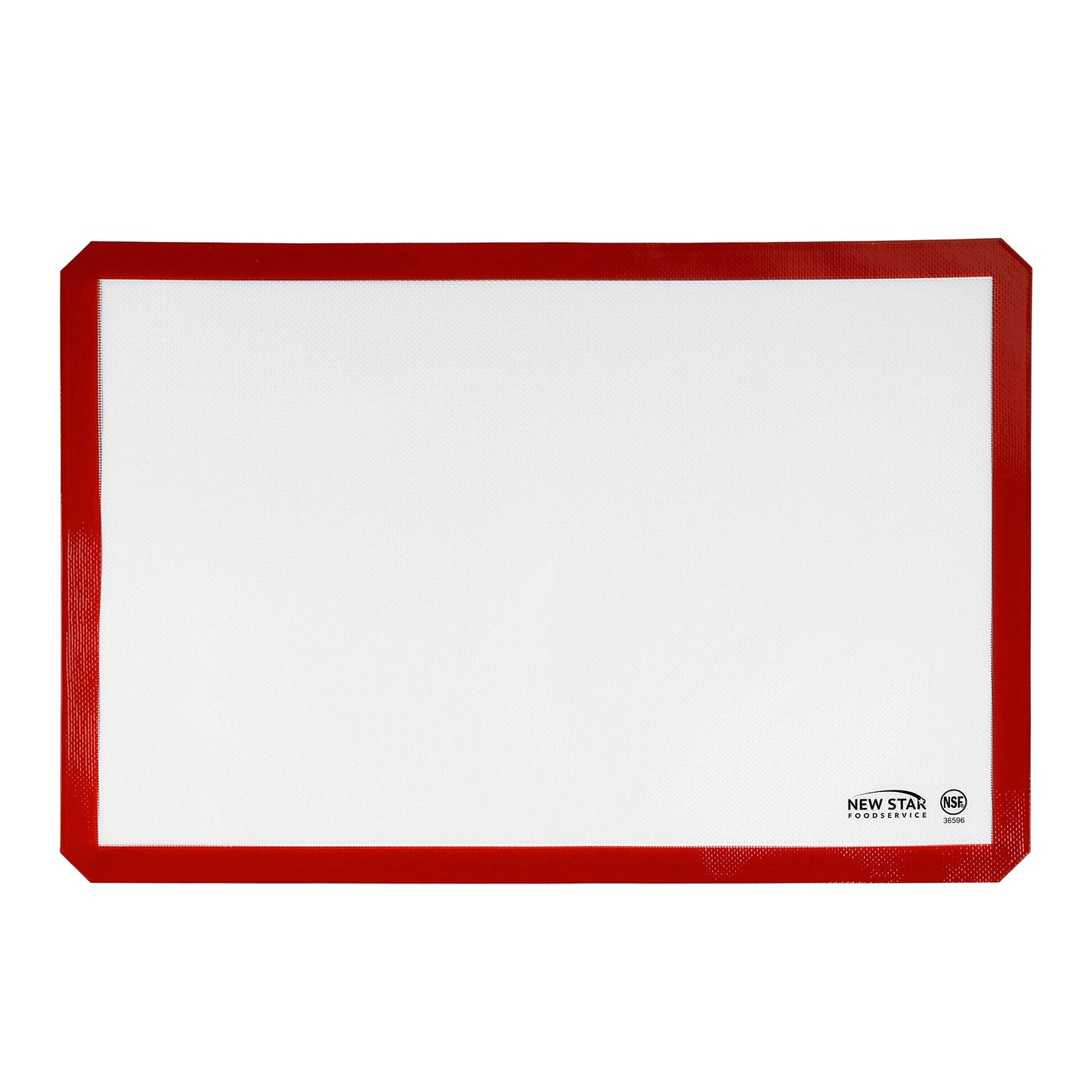 New Star Foodservice Commercial Grade Silicone Baking Mat Non-Stick Pan Liner, 17 x 25 inch (Full Size)