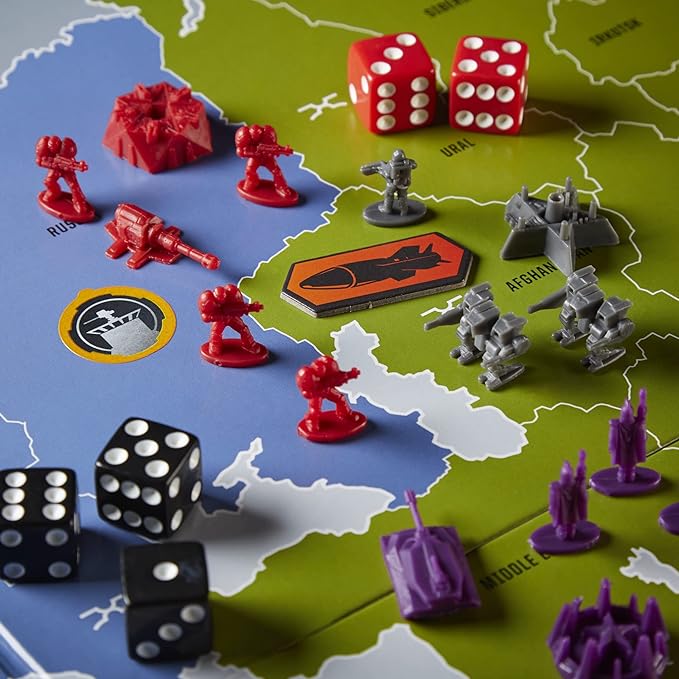 Hasbro Gaming Avalon Hill Risk Legacy Strategy Tabletop Game Immersive Narrative Game Miniature Board Game for Ages 13 and Up for 3-5 Players