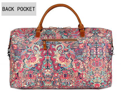 Oversized Pretty Women's Travel Duffel Bag 52L Weekend bag Weekender Overnight Carry on Luggage HB-15 (HS)