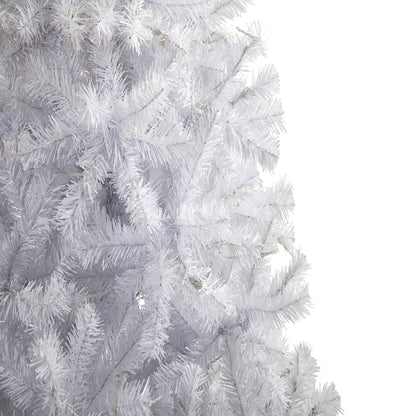 Nearly Natural 6ft. White Artificial Christmas Tree with 680 Bendable Branches