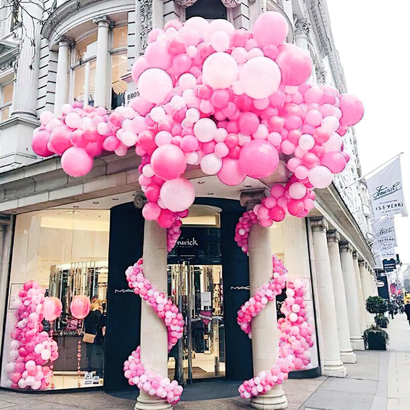 PartyWoo Pink Balloons 100pcs 12 Inch Matte Pink Balloon Arch Kit for Girl Baby Shower Gender Reveal Wedding Bachelorette Engagement Birthday Princess Butterfly Themed Party Decorations Pink-Y11