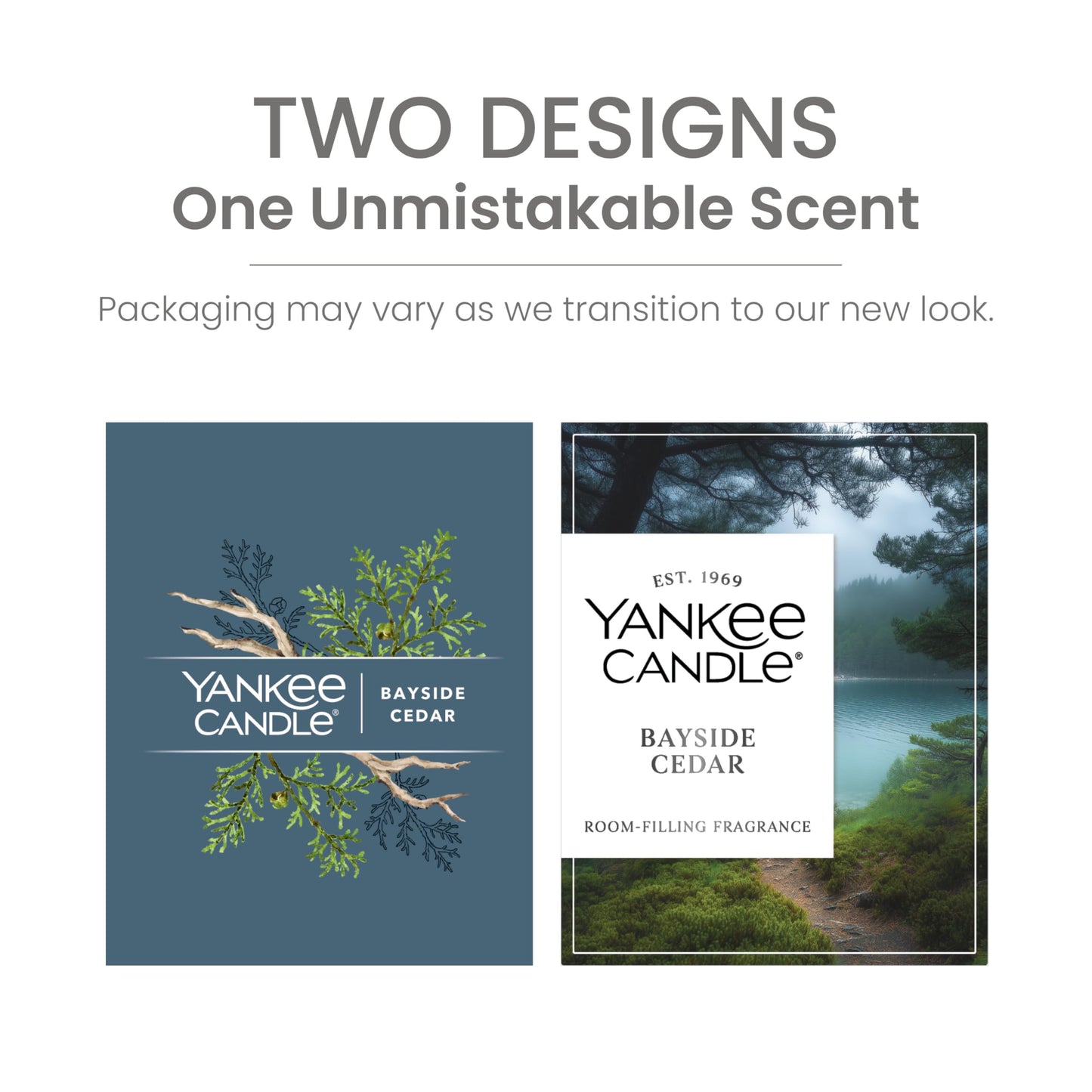 Yankee Candle Large Tumbler Scented Candle with up to 80 Hour Burn Time, Premium Plant Wax Blend for Consistent Burn, 20 oz Tumbler Candle with Room Filling Fragrance, Bayside Cedar