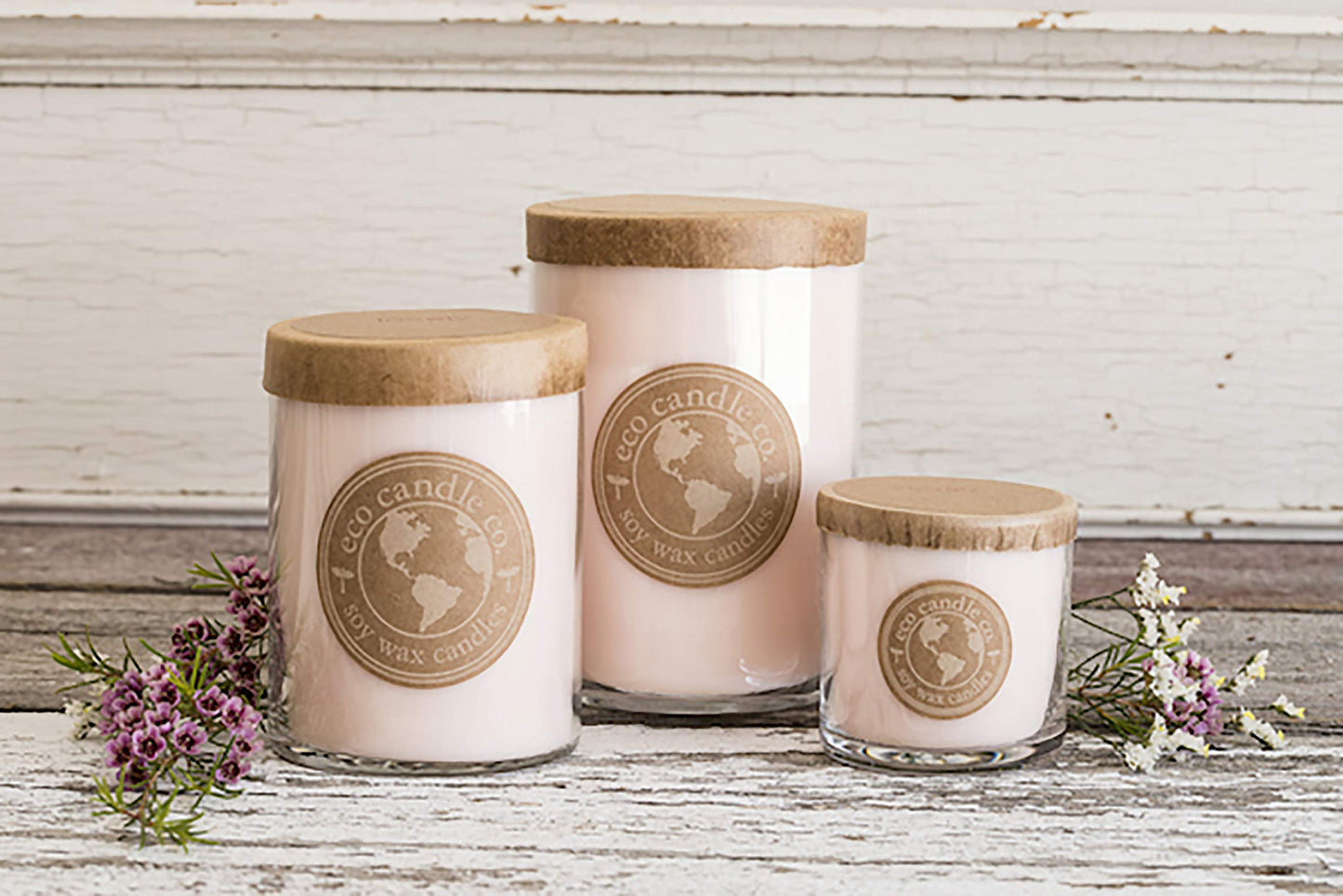 ECO CANDLE CO. Recycled Candle, Winter Wonderland, 6 oz. - Scents Of Pine, Spruce, & Fir - 100% Soy Wax, No Lead, Kraft Paper Label & Lid, Hand Poured, Phthalate Free, Made From Midwest Grown Soybeans