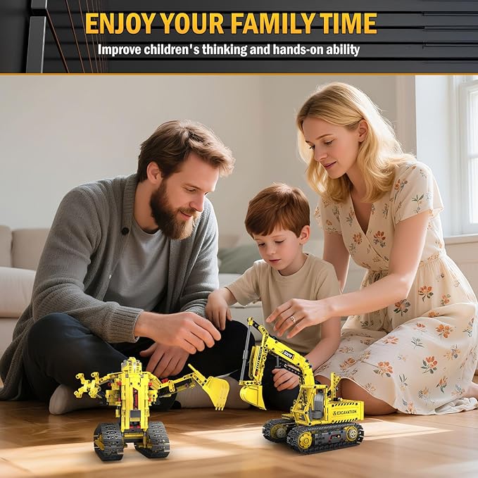 5 in 1 STEM RC Robot Building Kit 555 PCS APP &amp Remote Control Robot Toys for Kids Age 6 7 8 9 10 11 12+ Engineering Science Coding Robotic Toys Birthday Gifts for Boys &amp Girls