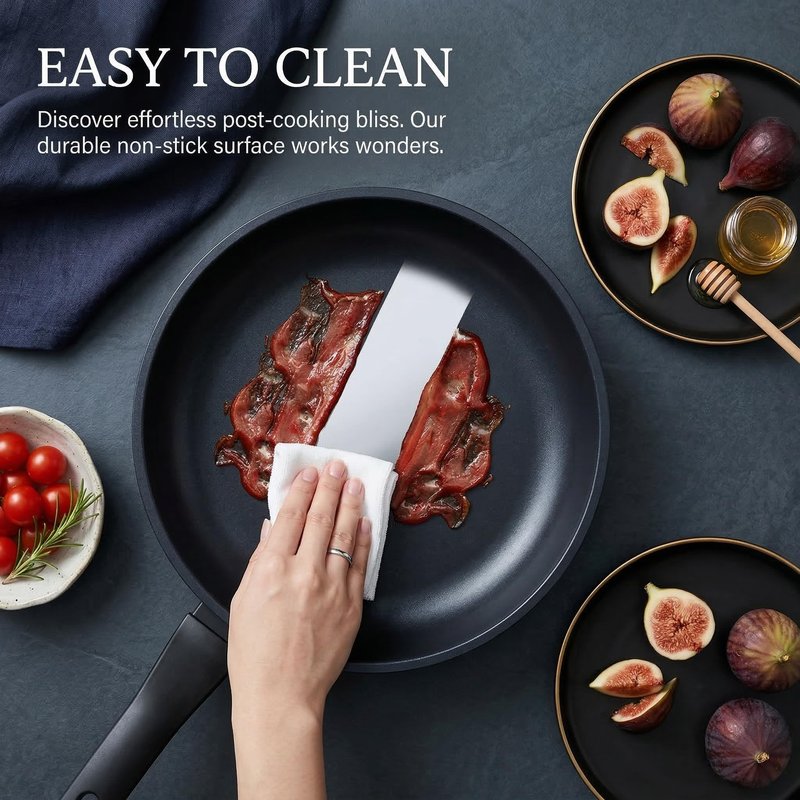 Legacy Culinaryware Nonstick Frying Pan Skillet,8 Inch Frying Pan Skillet,Egg pans,Omelette Pan,PFOA Free,Kitchen Pots Induction Pot