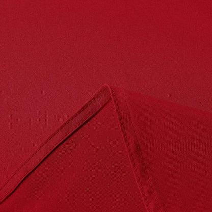sancua Rectangle Tablecloth - 70 x 108 Inch - Stain and Wrinkle Resistant Washable Polyester Table Cloth, Decorative Fabric Table Cover for Dining Tables, Buffet Parties and Camping, Red