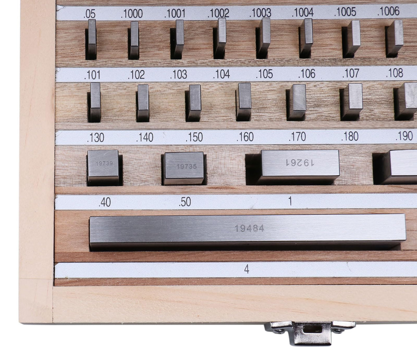 Accusize Industrial Tools 36 Pc Steel Gage Block Set, Grade As-2 Asme B89.1.9-2002, with Mfg Certificate, 0036-6001