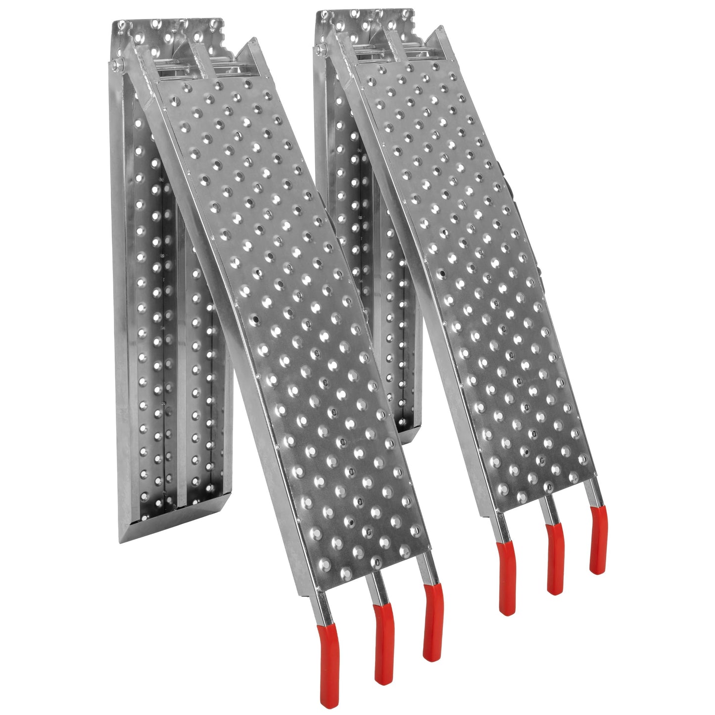 Loading Ramps - Set of Two 69-Inch Folding Ramps for ATVs, Motorcycles, Mowers, Carts, and More - 2200lb Combined Capacity Car Ramp Set by Stalwart