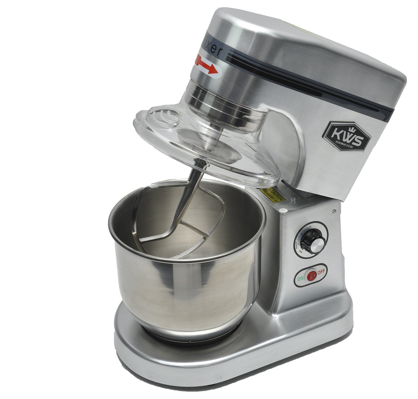 KWS M-B7 Commercial 620W Stand Mixer, 7 Quarts Heavy-Duty for Restaurant/Bakery/Tea Shop/Coffee Shop