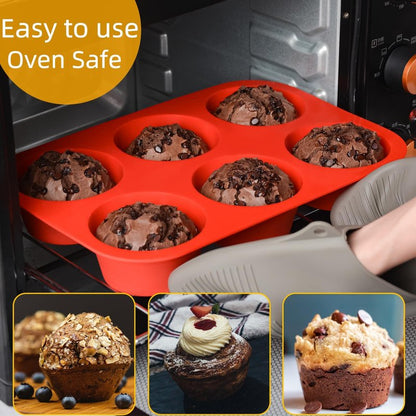CAKETIME Silicone Mini Muffin Pan 3 Pack 24 Cups Nonstick Mini Cupcake Pan for Baking Muffins Cupcakes Egg Bites Fat Bombs