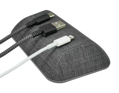 Smartish® Magnetic Cord Holder - Cable Wrangler Organizer with Magnet Clips for Charger Management on Desktop, Nightstand, or Side Table for All Cables, USB-C, Lightning Cables - Lightly Toasted Beige