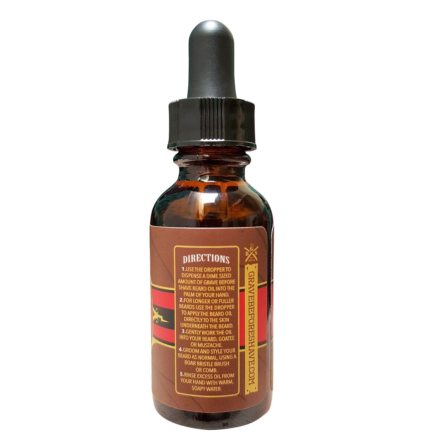 Grave Before Shave Beard Oil (Cigar Blend) 4 oz. Bottle