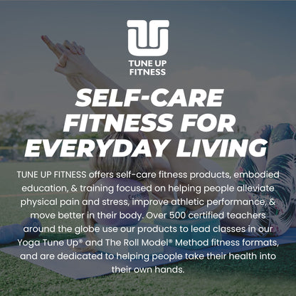 Tune Up Fitness – Coregeous Ball | Psoas Release Tool, Abdominal, Belly & Lower Back Release | Core Ball, Exercise Ball for Low Back, Stress & Digestive Relief, Improved Breathing & Sleep (Iris)