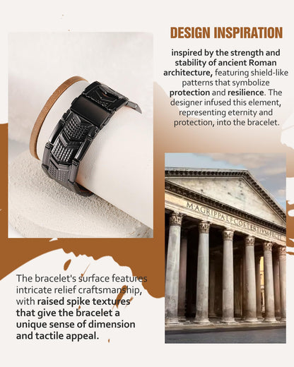 Jecanori Copper Bracelet for Men, 3X Strength Magnetic Bracelets for Men With Premium Fold-Over Clasp, Ideal Gift