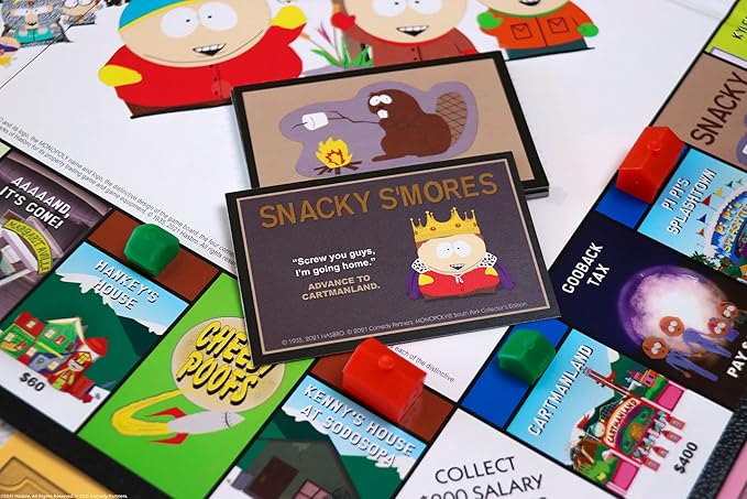 Monopoly South Park | Based on Comedy Central South Park Show | Featuring Familiar Locations Episodes and Characters | Officially-Licensed &amp Collectible Monopoly