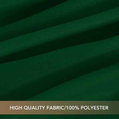 sancua Tablecloths for 6 Foot Rectangle Tables, 6 Pack - Washable Polyester Fabric Table Cloth for Chirstmas Party, Birthday, Banquet Reception, 54x108 Inch Hunter Green