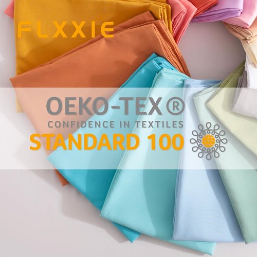 FLXXIE King Pillow Cases - Soft Microfiber Covers with Envelope Closure | Wrinkle & Stain Resistant, 20x36, Teal