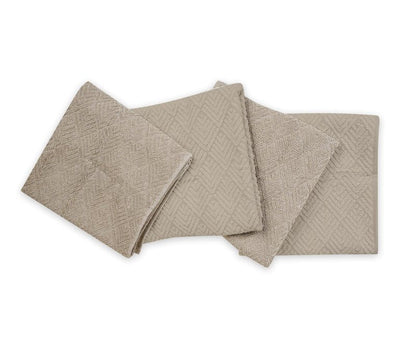 Lenenz Kitchen Towels - Pack of 6 Dish Towels for Kitchen 18'' x 28'' - 100% Cotton Super Plush Kitchen Towel and Dishcloths Sets - Kitchen Hand Towels for Quick Drying (Taupe), KT025