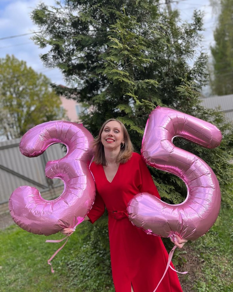 Pink Number 0 Balloon 40 Inch, 0 Balloon Number for 10th 20th 30th 40th 50th 60th Birthday Decorations, Pink Party Supplies