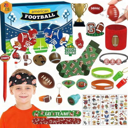 Football Advent Calendar 2025 | 24-Day Countdown with Unique Christmas Surprises for Kids & Rugby Fans