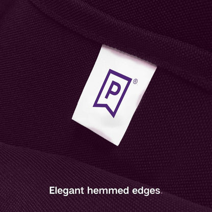 Gee Di Moda Rectangle Tablecloth - 70 x 120 Inch Eggplant Table Cloth for 6 or 8 Foot Rectangle Tables - Heavy Duty Washable Fabric - for Holiday Party, Dinner, Weddings, Baby Shower & Events
