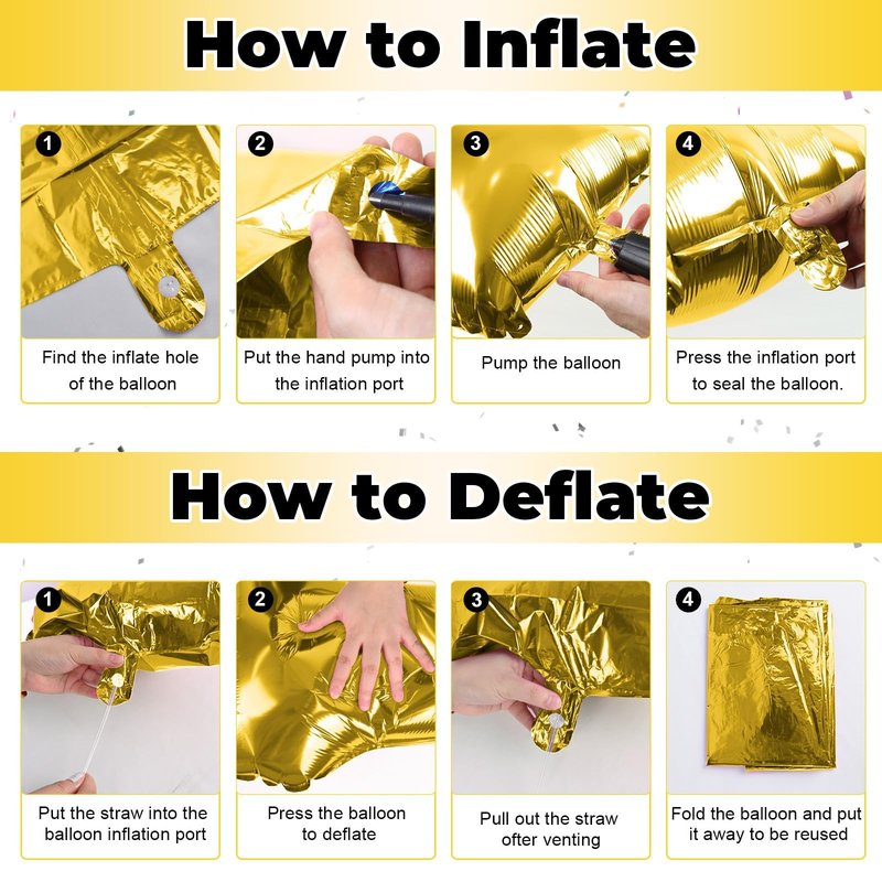 40 Inch Gold Alphabet Balloons - Large Self-Inflating Custom Letter N Decor for Name Words - Helium Foil for Men Birthday Party Anniversary Decorations Supplies