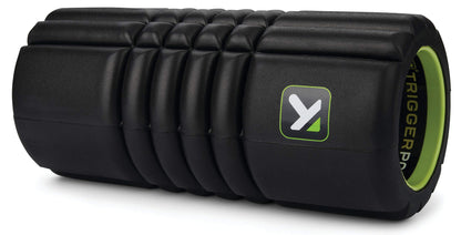Trigger Point Performance Therapy Grid Travel Foam Roller for Exercise, Deep Tissue Massage and Muscle Recovery (10-Inch)